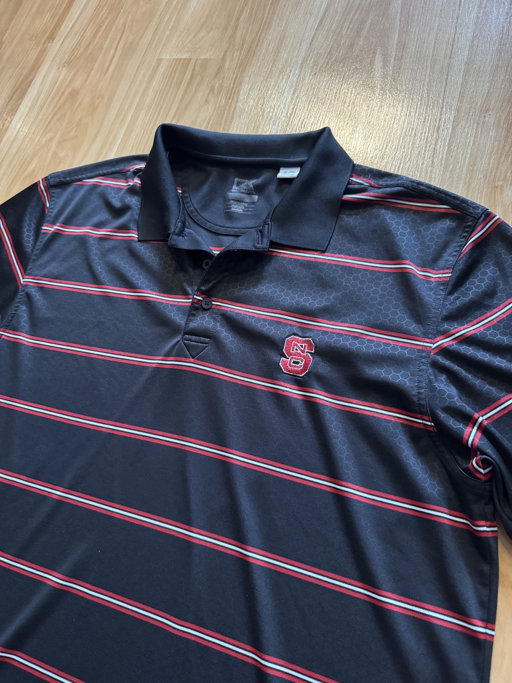 NC State NCSU Performance Polo Collared Golf Shirt- Cutter & Buck- Men's XL